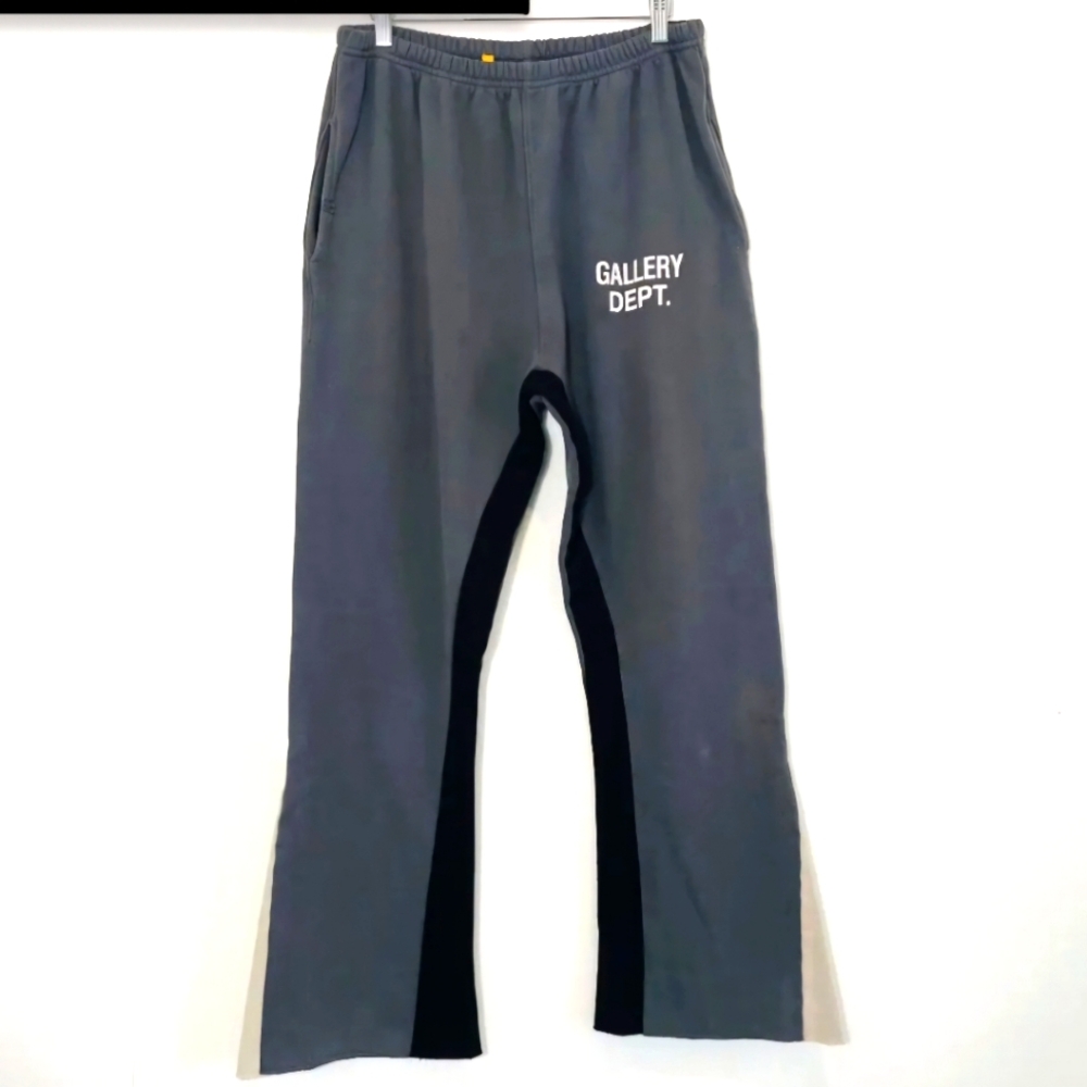 Gallery Dept Mens  Charcoal and Black Joggers